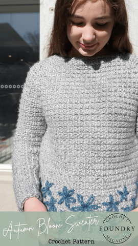 Autumn Bloom Sweater by Zara Powter