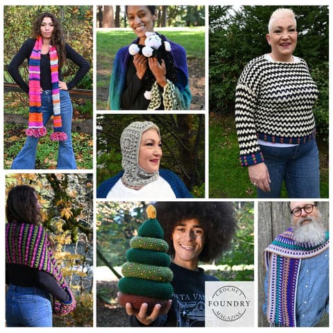 December 2023 Crochet Patterns from Crochet Foundry